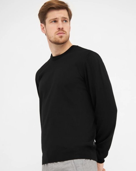 Zoom bild av Milan mens pullover round-neck, black