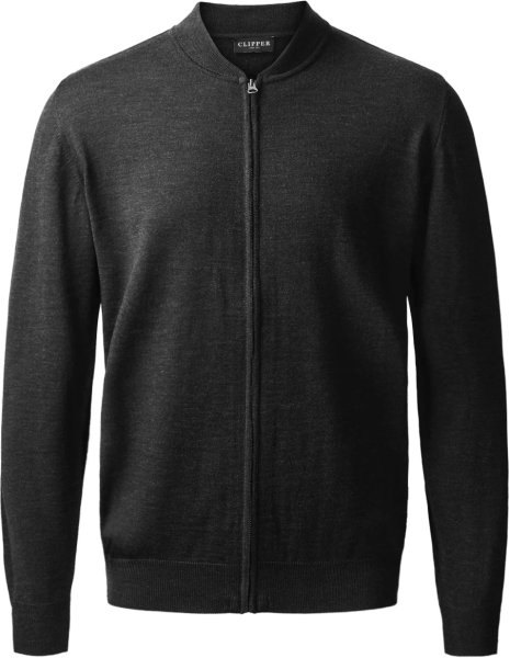 Zoom bild av Milan mens cardigan, charcoale melange