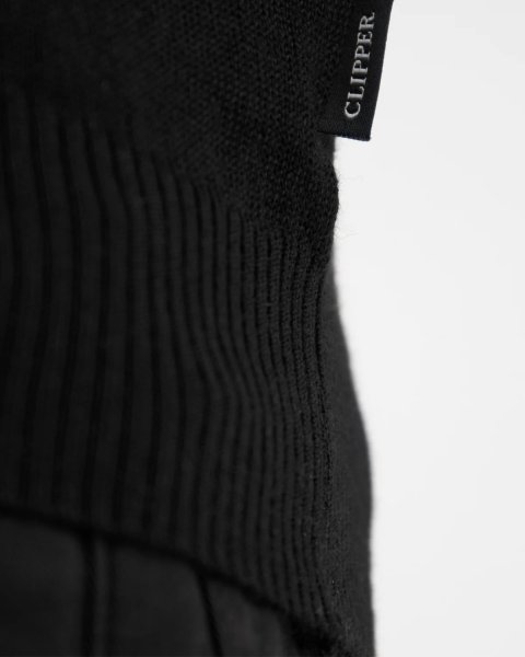 Zoom bild av Milan mens pullover zip-neck, black