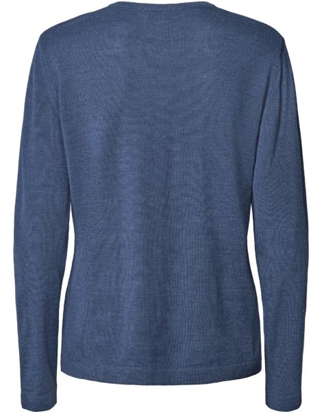 Zoom bild av Copenhagen womens pullover v-neck, dusty blue melange