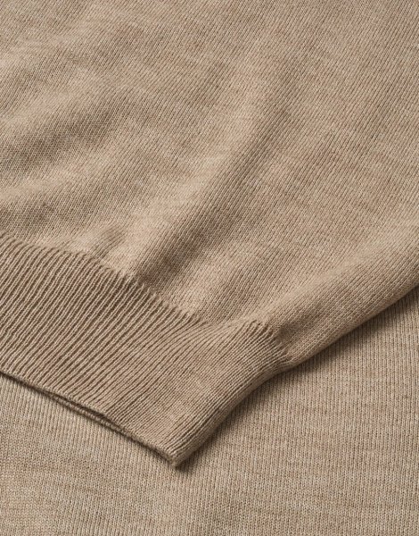 Zoom bild av Copenhagen mens pullover round-neck, sand melange