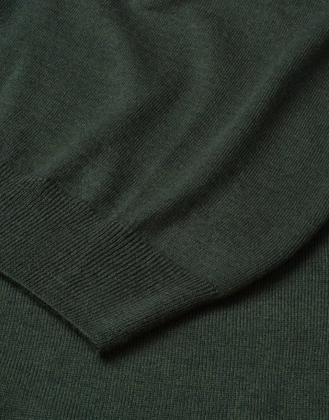 Zoom bild av Copenhagen mens pullover round-neck, dark olive melange