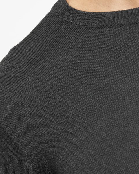 Zoom bild av Copenhagen mens pullover round-neck slimfit, charcoale melange