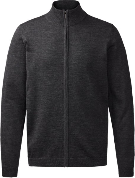 Zoom bild av Berlin mens cardigan, dark charcoal melange