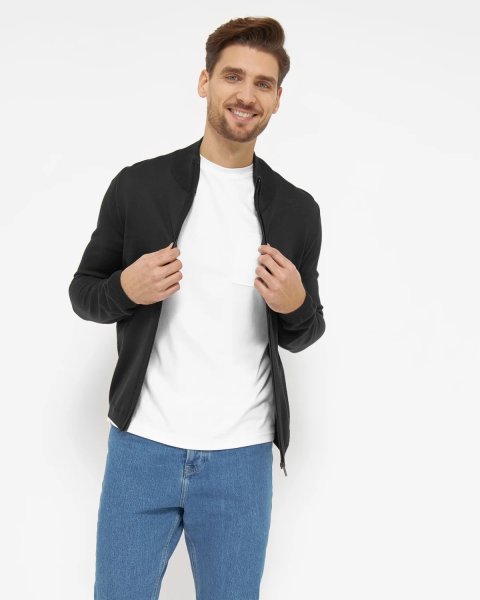 Zoom bild av Berlin mens cardigan, black