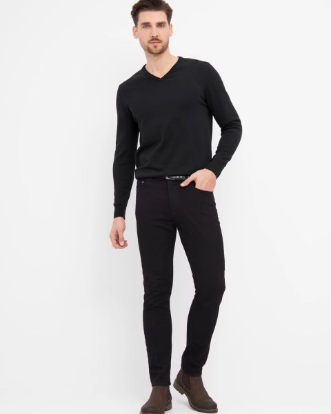 Zoom bild av Stockholm mens pullover v-neck, black