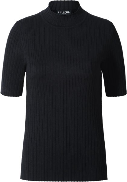 Zoom bild av Paris women turtle neck tee, slim fit, black