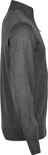 Zoom bild av Half Zip Knit Grey Melange