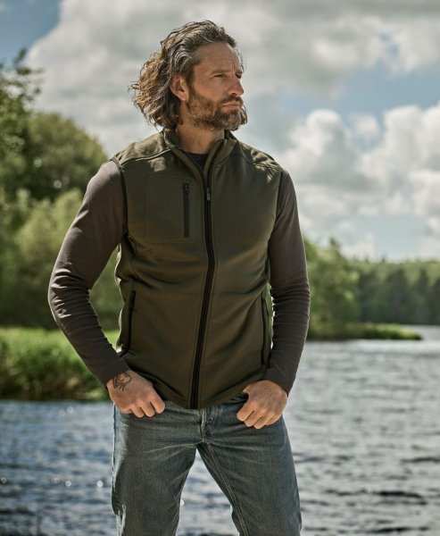 Zoom bild av Stretch Fleece Bodywarmer Deep Green