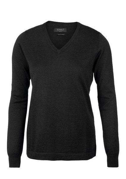 Zoom bild av Woman classy luxury merino blend, black