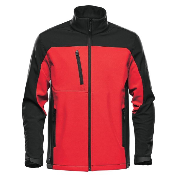 Zoom bild av Men's Cascades Softshell, red/black