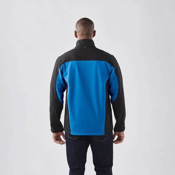 Zoom bild av Men's Cascades Softshell, azur/black