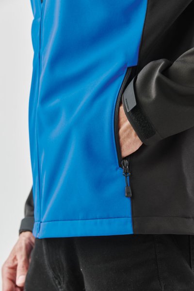 Zoom bild av Men's Cascades Softshell Hoody, azur/black