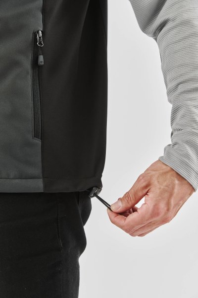 Zoom bild av Men's Cascades Softshell Vest, dolphin/black