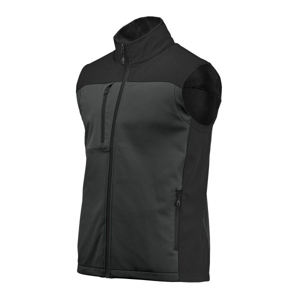 Zoom bild av Men's Cascades Softshell Vest, dolphin/black