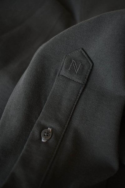 Zoom bild av Deluxe longsleeve polo, dark grey