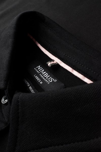 Zoom bild av Woman Deluxe longsleeve polo, black