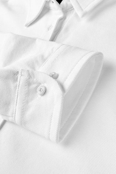 Zoom bild av Woman Deluxe longsleeve polo, white