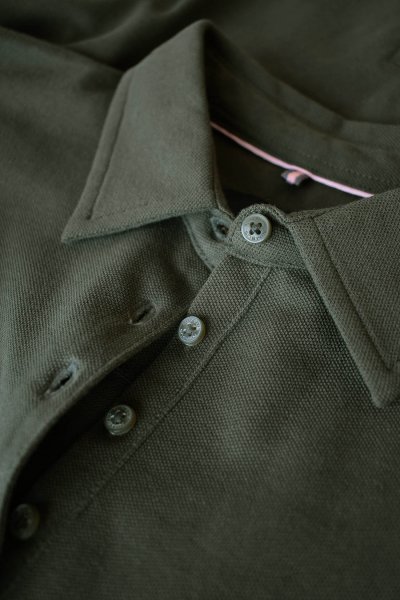 Zoom bild av Woman Deluxe longsleeve polo, olive