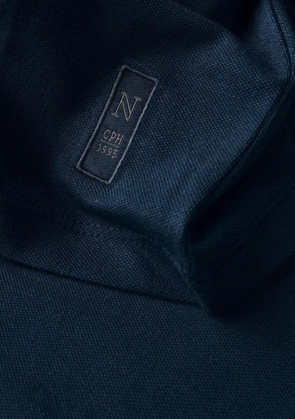 Zoom bild av Woman pique tee, navy