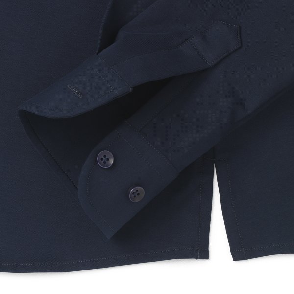 Zoom bild av Navy female super stretch shirt, comfort fit