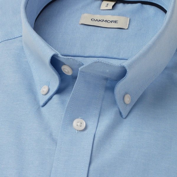 Zoom bild av Light blue stretch oxford shirt, comfort fit
