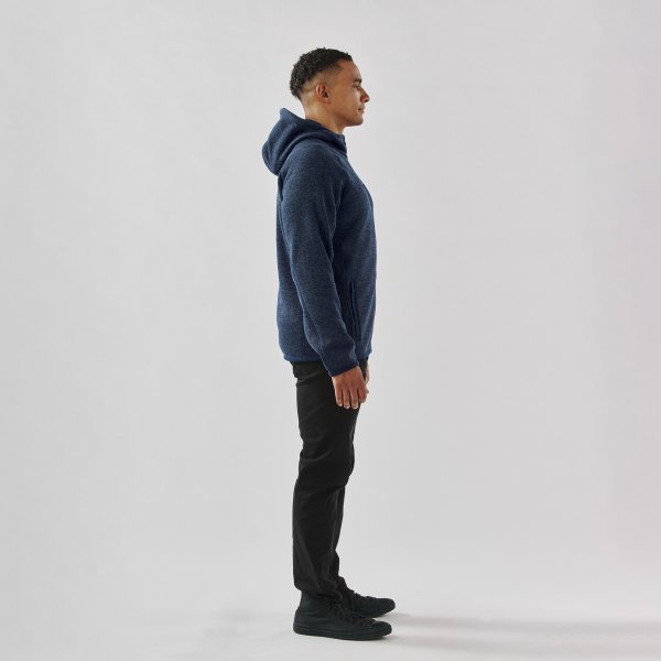 Zoom bild av Men's Avalante Full Zip Fleece Hoody, navy heather