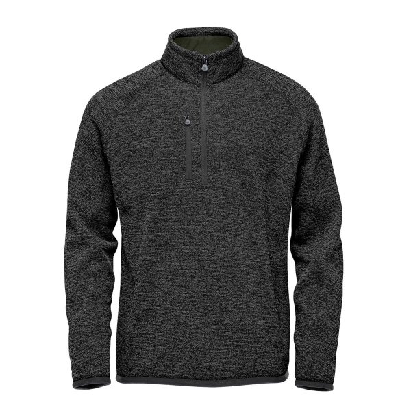 Zoom bild av Men's Avalante 1/4 Zip Pullover, black heather