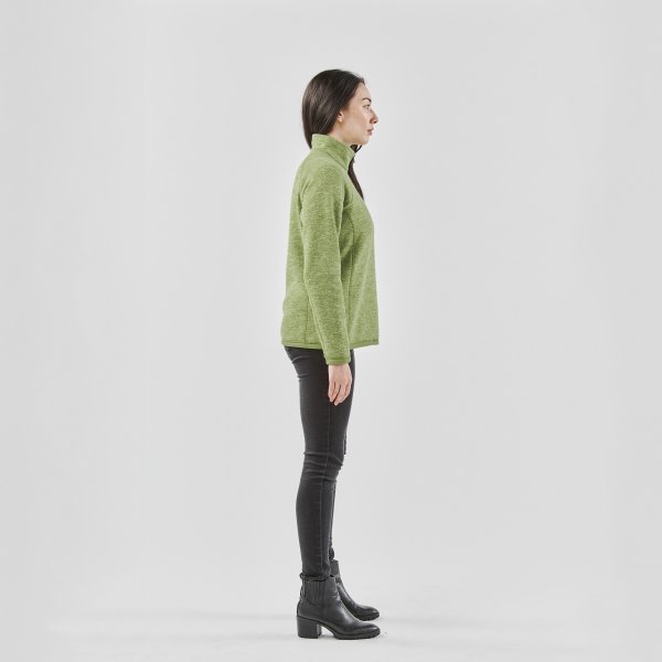 Zoom bild av Women's Avalante 1/4 Zip Pullover, sage green heather