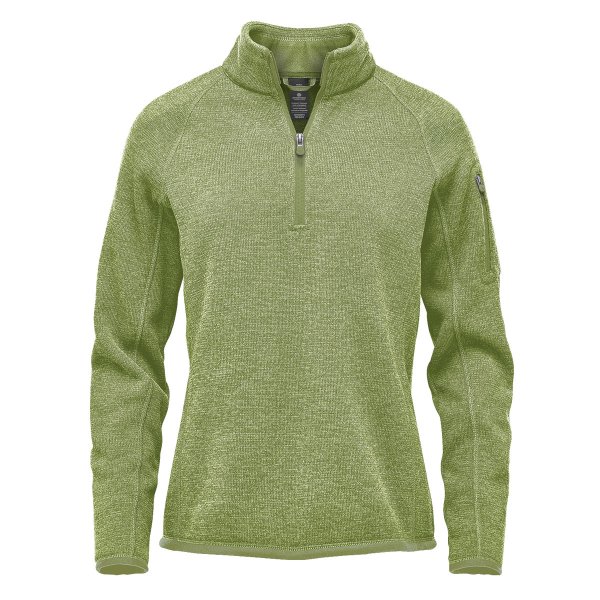 Zoom bild av Women's Avalante 1/4 Zip Pullover, sage green heather