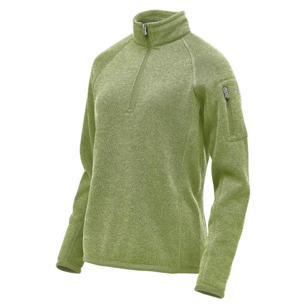 Zoom bild av Women's Avalante 1/4 Zip Pullover, sage green heather