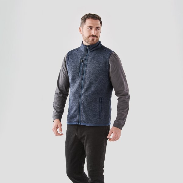 Zoom bild av Men's Avalante Full Zip Fleece Vest, navy heather