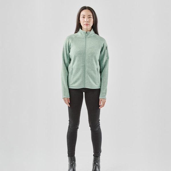 Zoom bild av Women's Avalante Full Zip Fleece Jacket, ice blue heather