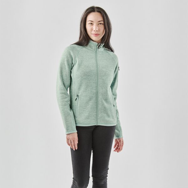 Zoom bild av Women's Avalante Full Zip Fleece Jacket, ice blue heather