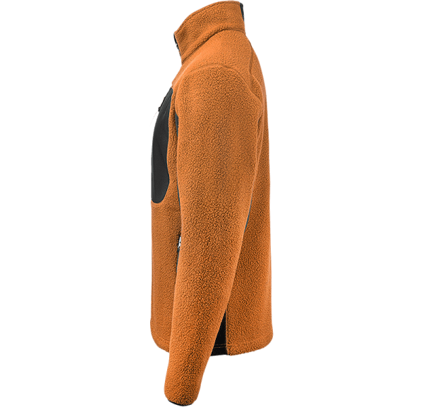 Zoom bild av Pile fleece jacket, orange/black