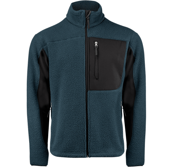Zoom bild av Pile fleece jacket, blue/black