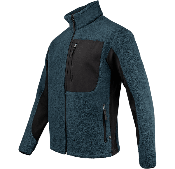 Zoom bild av Pile fleece jacket, blue/black