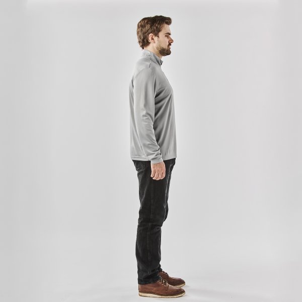 Zoom bild av Men's Monterey 1/4 Zip Pullover, steel grey