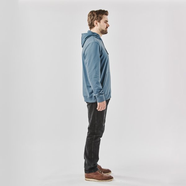 Zoom bild av Men's Stockton Fleece Pullover Hoody, retro blue