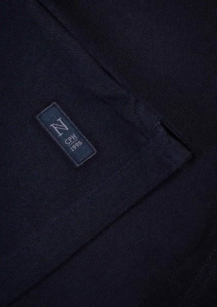 Zoom bild av Woman Stretch deluxe V-neck polo, navy