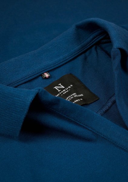 Zoom bild av Woman Stretch deluxe V-neck polo, indigo