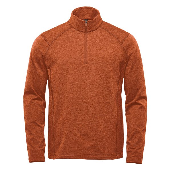 Zoom bild av Men's Treeline Performance 1/4 Zip Pullover, rust heather