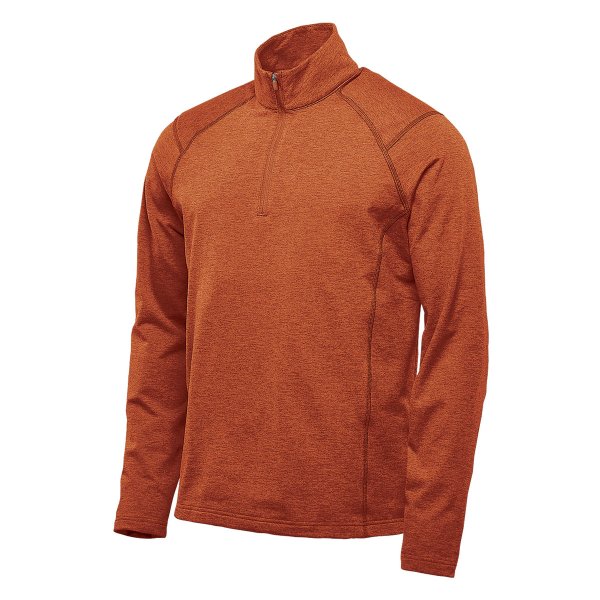 Zoom bild av Men's Treeline Performance 1/4 Zip Pullover, rust heather