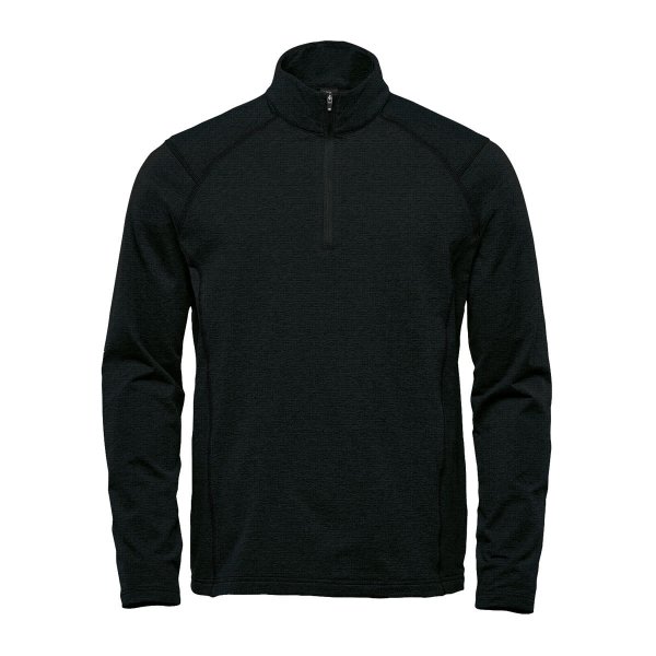 Zoom bild av Men's Treeline Performance 1/4 Zip Pullover, black