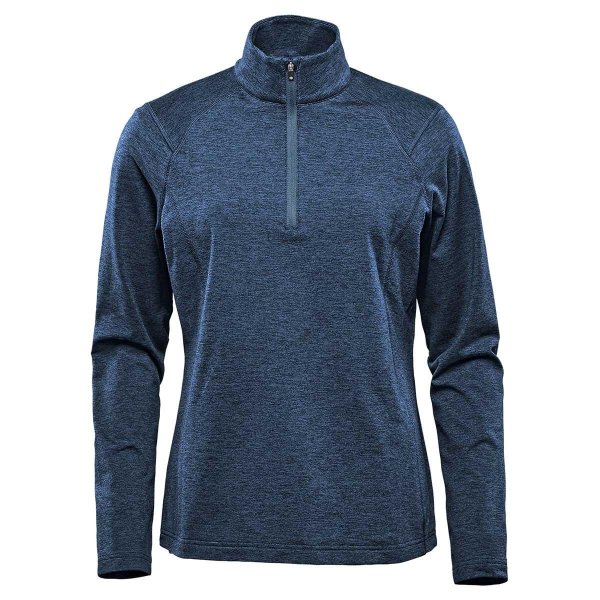 Zoom bild av Women's Treeline Performance 1/4 Zip Pullover, navy heather