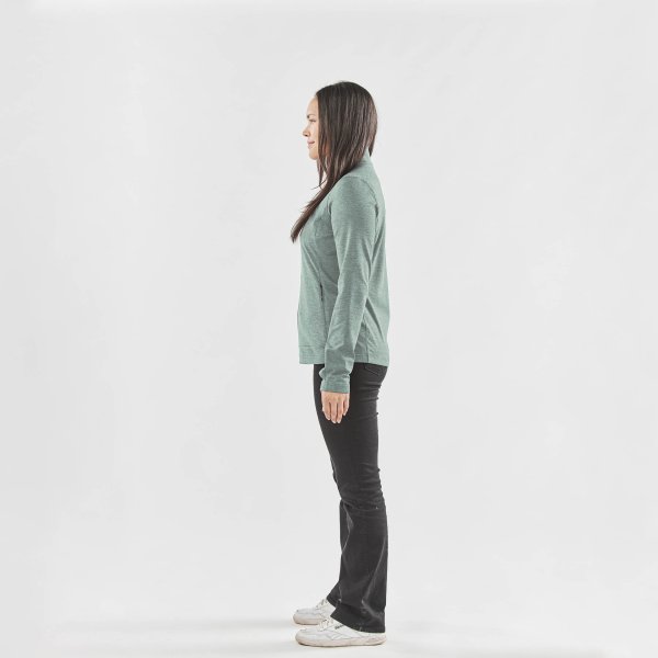 Zoom bild av Women's Treeline Performance Jacket, ice blue heather