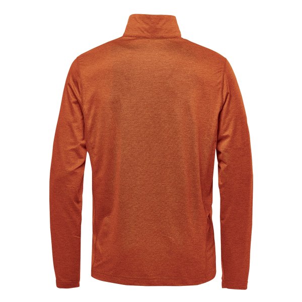 Zoom bild av Men's Milano 1/4 Zip Pullover, rust heather