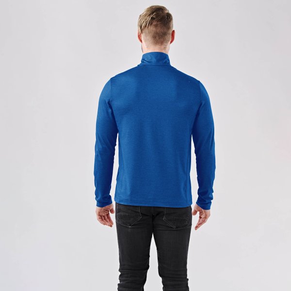 Zoom bild av Men's Milano 1/4 Zip Pullover, blue heather
