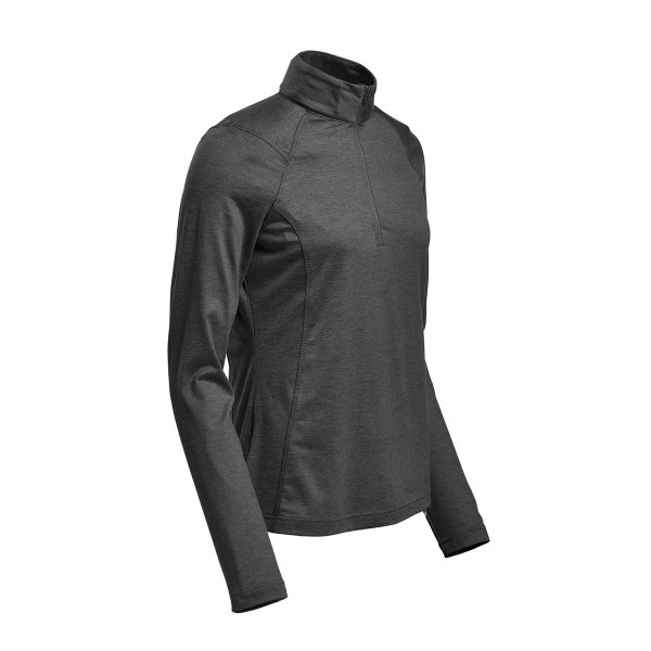 Zoom bild av Women's Milano 1/4 Zip Pullover, charcoal heather