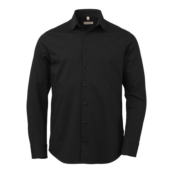 Zoom bild av Black super stretch shirt, comfort fit